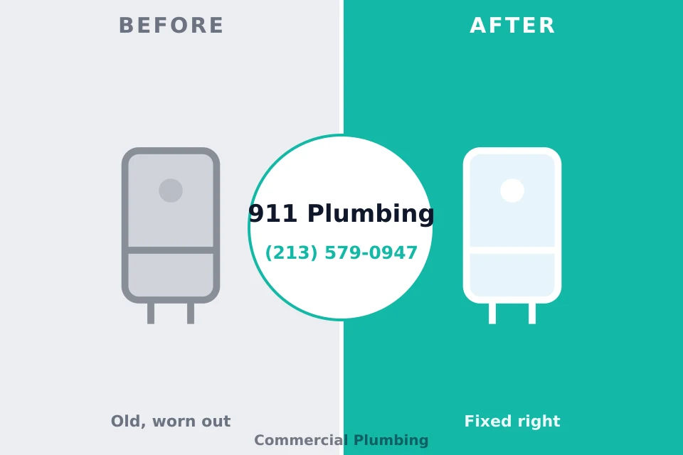 Before and after: plumbing repair Kershaw, SC